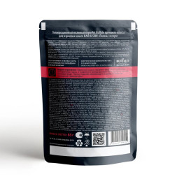 Mr.Buffalo Adult Hair &amp;amp; Skin влажный корм для взрослых кошек с чувствительной кожей, лосось в соусе, в паучах - 85 г х 28 шт