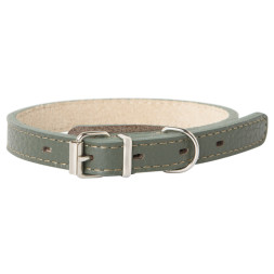 Mr.Kranch ошейник для собак, из натуральной кожи, прямой, 29-35 см, оливковый