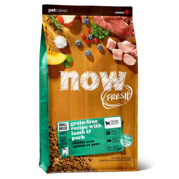 Now Fresh Fresh Small Breed Recipe Red Meat Grain Free 26/16 сухой корм для взрослых собак мелких пород, с ягненком - 1,59 кг