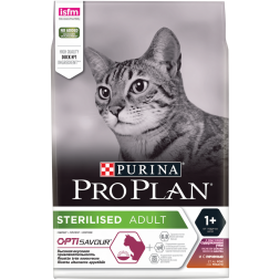 Pro Plan Cat Adult Sterilised сухой корм для стерилизованных кошек с уткой и печенью - 3 кг