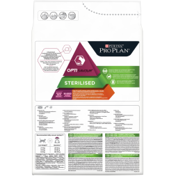Pro Plan Cat Adult Sterilised сухой корм для стерилизованных кошек с уткой и печенью - 3 кг
