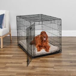 Midwest Icrate клетка для транспортировки средних и крупных собак, черная 1 дверь - 106х71х76 см