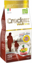 CROCKEX Wellness сухой корм для взрослых собак мелких пород с ягненком с рисом - 7,5 кг
