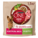 Сухой корм Purina ONE МИНИ Здоровый вес для собак мелких пород, склонных к набору веса с индейкой и рисом 1.5кг