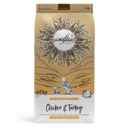 Craftia Natura сухой корм для взрослых собак миниатюрных и мелких пород с курицей и индейкой - 2 кг