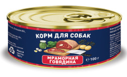 Solid Natura Holistic Мраморная говядина влажный корм для собак жестяная банка 0,1 кг (24 шт в уп)