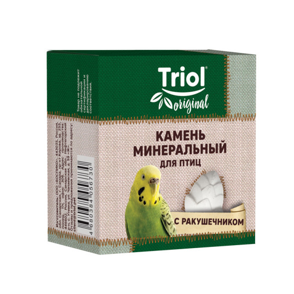 Triol Original камень минеральный Шишка для птиц с ракушечником - 25 г