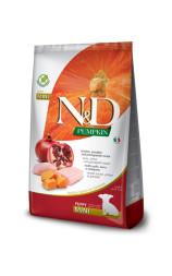 Farmina N&amp;amp;D Pumpkin Dog Chicken &amp;amp; Pomegranate Puppy Mini сухой беззерновой корм для щенков мелких пород с курицей, гранатом и тыквой - 2,5 кг