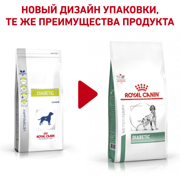 Royal Canin Diabetic DS37 для собак страдающих сахарным диабетом - 1,5 кг