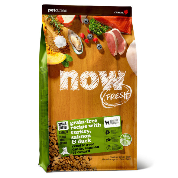 Now Fresh Fresh Small Breed Senior Recipe Grain Free 24/11 сухой корм для пожилых собак мелких пород, с индейкой и уткой - 5,44 кг