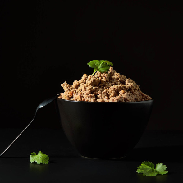 Мнямс Delicatesse Конфи по-гасконски влажный корм для собак паштет из утки с малиной, в консервах - 200 г х 12 шт