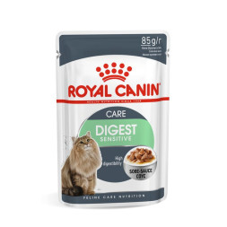Royal Canin Digestive Care влажный корм для взрослых кошек с расстройствами пищеварительной системы в паучах - 85 г х 24 шт