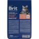Brit Premium Cat Sterilised сухой корм для взрослых стерилизованных кошек с курицей и лососем - 8 кг