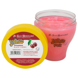 Iv San Bernard Fruit of the Grommer Black Cherry Восстанавливающая маска для короткой шерсти с протеинами шелка 250 мл