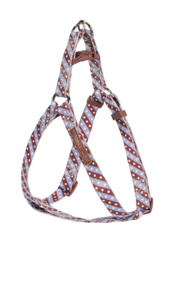 Camon шлейка для собак регулируемая Twill Dot Purple фиолетовая, 2х45/75 см