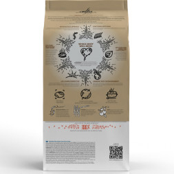 CRAFTIA NATURA сухой корм для щенков миниатюрных и мелких пород с лососем и сельдью - 2 кг