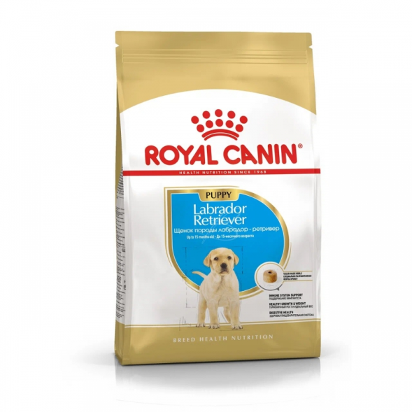 Royal Canin Labrador Retriever Puppy Корм сухой для щенков породы Лабрадор Ретривер от 15 месяцев, 12 кг