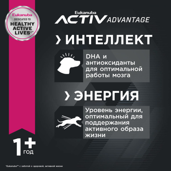 Сухой корм Eukanuba Adult Large Breed для собак крупных пород с курицей - 15 кг