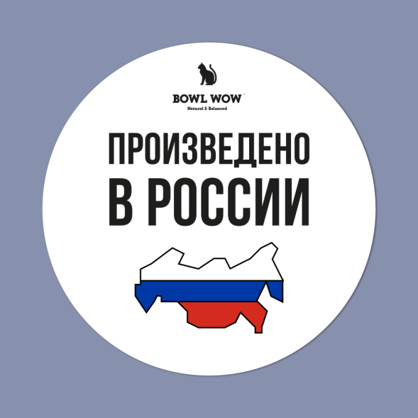 BOWL WOW сухой полнорационный корм для котят с курицей и черникой - 400 г