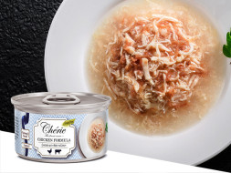 Pettric Cherie влажный корм для взрослых кошек с рубленной курицей и говядиной в подливе, в консервах - 165 г х 24 шт