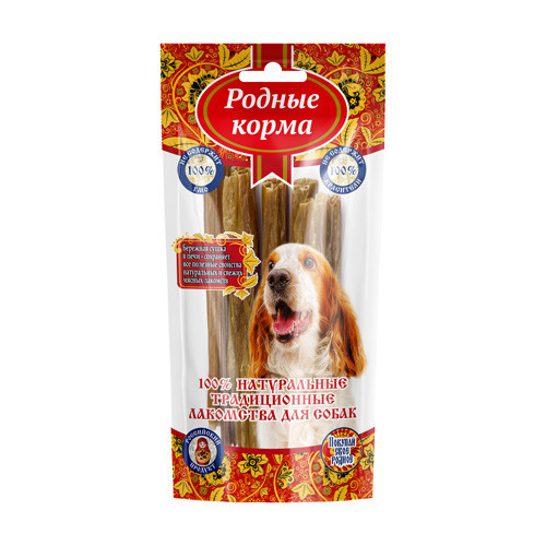Родные Корма Традиционные лакомство для собак потроха говяжьи - 60 г