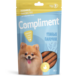 Compliment лакомство для собак мини-пород Утиные палочки - 50 г