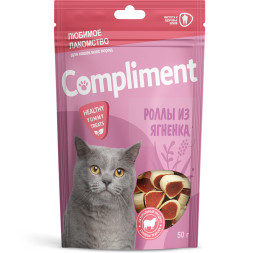 Compliment лакомство для кошек Роллы из ягненка - 50 г