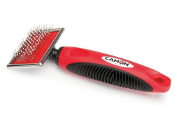 Camon пуходерка для кошек и собак с пластиковыми наконечниками, размер L (12х5,5 см)