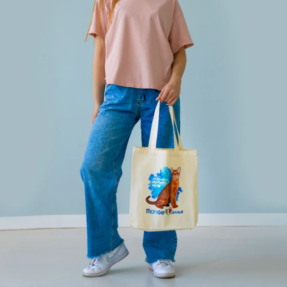 Monge Gift Shop Collection 2023 шоппер Абиссиинская кошка