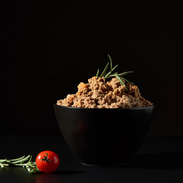 Мнямс Delicatesse Касуэла по-мадридски влажный корм для собак паштет из кролика с овощами, в консервах - 200 г х 12 шт