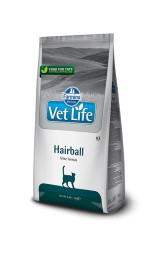 Farmina Vet Life Cat Hairball сухой корм для взрослых кошек для выведения шерстяных комочков - 400 г
