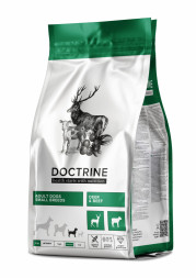 Doctrine сухой беззерновой корм для взрослых собак мелких пород с телятиной и олениной - 3 кг