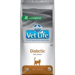 Farmina Vet Life Cat Diabetic сухой корм для взрослых кошек с сахарным диабетом - 10 кг