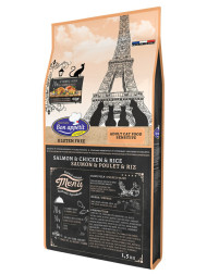 Bon Appetit Cat Adult Sensitive сухой корм для взрослых кошек с чувствительным пищеварением с лососем, курицей и рисом - 1,5 кг