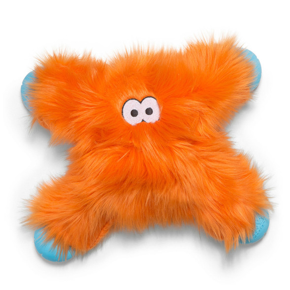 West Paw Zogoflex Rowdies игрушка плюшевая для собак Lincoln, 28 см, оранжевая