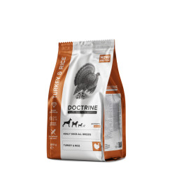 Doctrine сухой корм для взрослых собак всех пород, с индейкой и рисом - 800 г