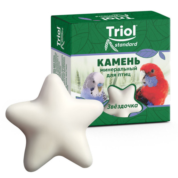 Triol Standard камень минеральный Звездочка для птиц - 30 г