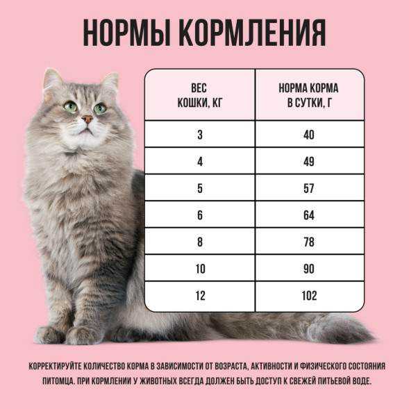 BOWL WOW сухой корм для взрослых кошек, с индейкой и яблоком - 400 г