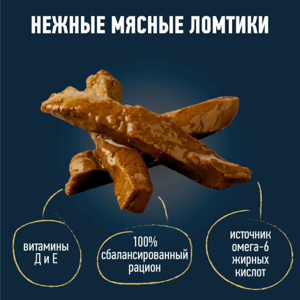 Паучи Felix Мясные ломтики для взрослых кошек с уткой в соусе - 75 г х 26 шт