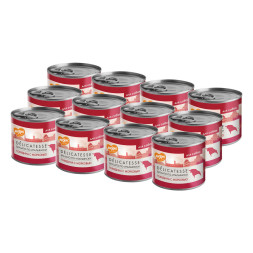 Мнямс Delicatesse Бразато по-итальянски влажный корм для собак паштет из говядины с морковью, в консервах - 200 г х 12 шт