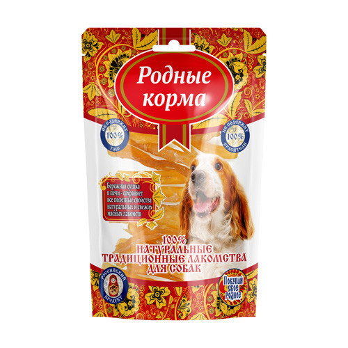 Родные Корма Традиционные лакомство для собак жилки говяжьи - 60 г
