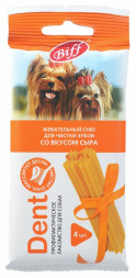 TiTBiT лакомство для собак мелких пород жевательный снек Dent со вкусом сыра - 40 г