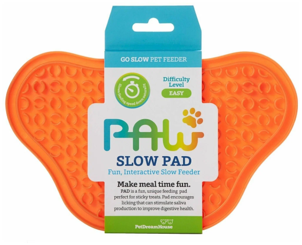 PetDreamHouse PAW Lick Pad Orange Easy коврик лизательный Лапа, оранжевый - 100 г