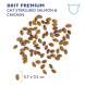 Brit Premium Cat Sterilised сухой корм для взрослых стерилизованных кошек с курицей и лососем - 800 г