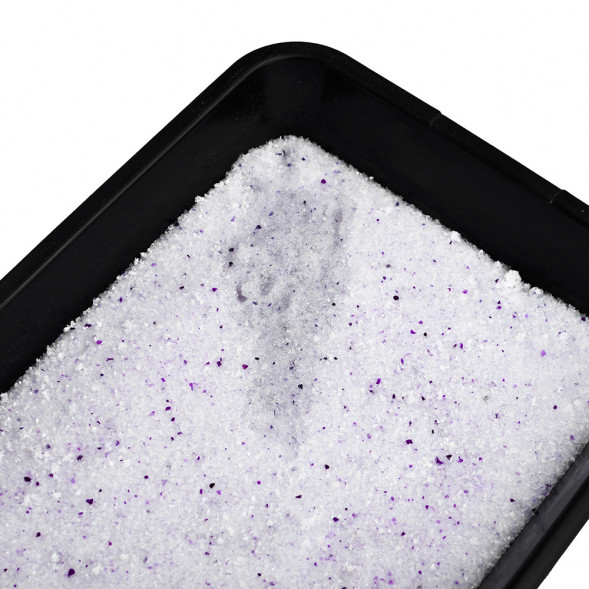 Smart Cat Микро-Силикагелевый впитывающий наполнитель для кошачьего туалета с ароматом лаванды - 1,6 кг