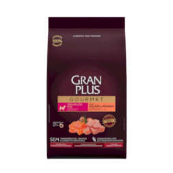 Granplus Gourmet Dog сухой корм для взрослых собак мелких пород, с лососем и цыпленком - 3 кг