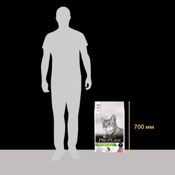 Сухой корм для кошек Pro Plan Sterilised для стерилизованных кошек сnbsp;уткой и печенью 10 кг