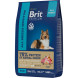 Brit Premium Dog Sensitive сухой корм для взрослых собак всех пород с чувствительным пищеварением с ягненком и индейкой - 8 кг