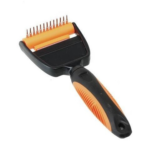 Camon расческа-грабли для кошек и собак двухрядная