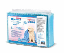 ZOO Няня гелевые пеленки тонкие, 60х60 - 30 шт